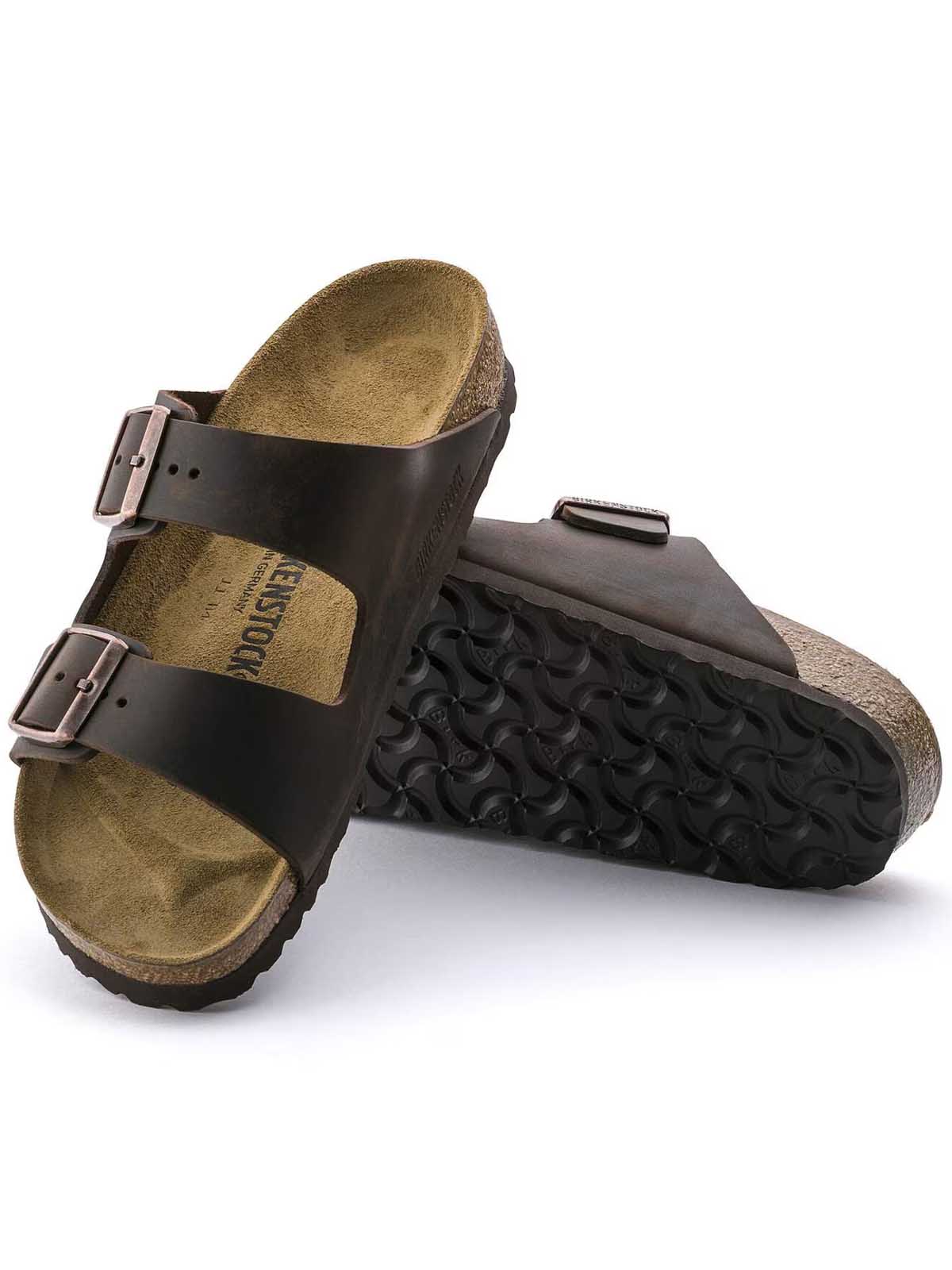 Birkenstock Arizona Oiled Leather Habana Narrow Fit