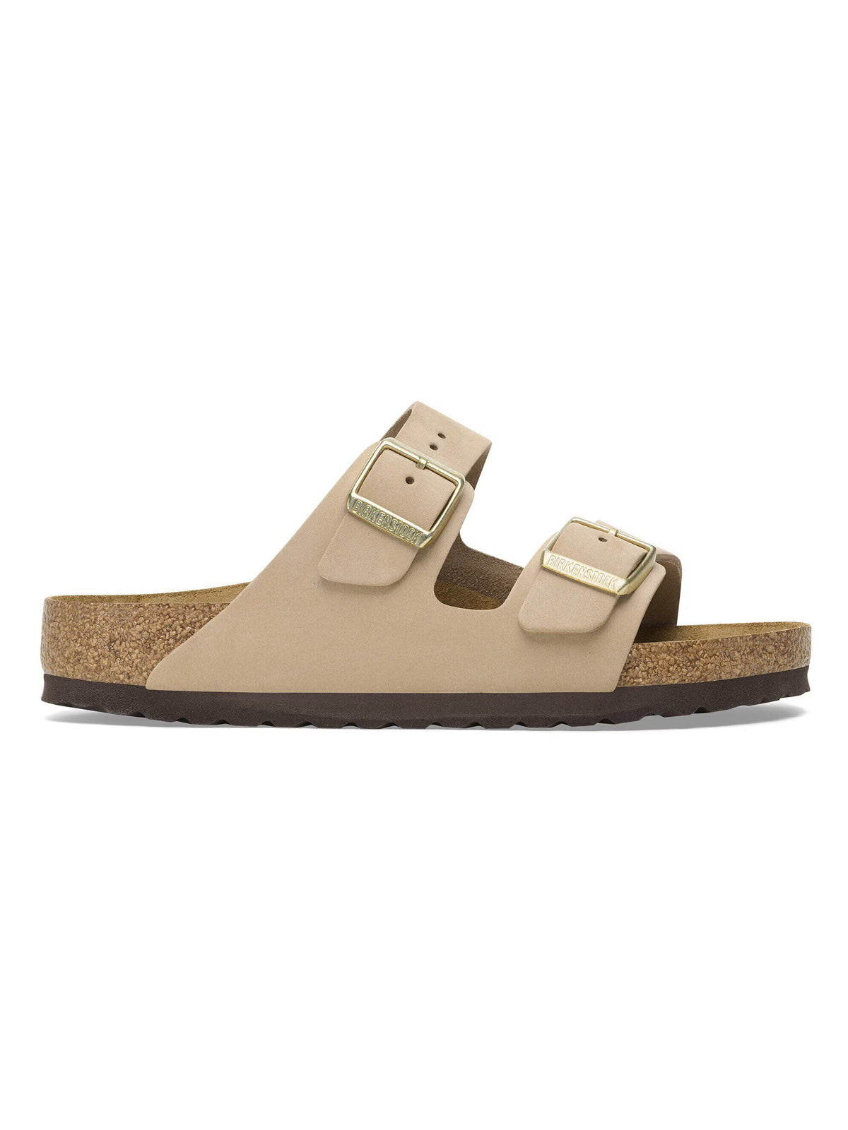 Birkenstock Arizona Soft Footbed Nubuk Sandcastle Narrow Fit