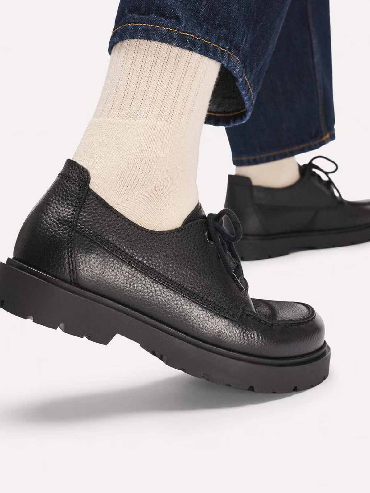 Birkenstock Highwood Moc Lace Low Lena Black