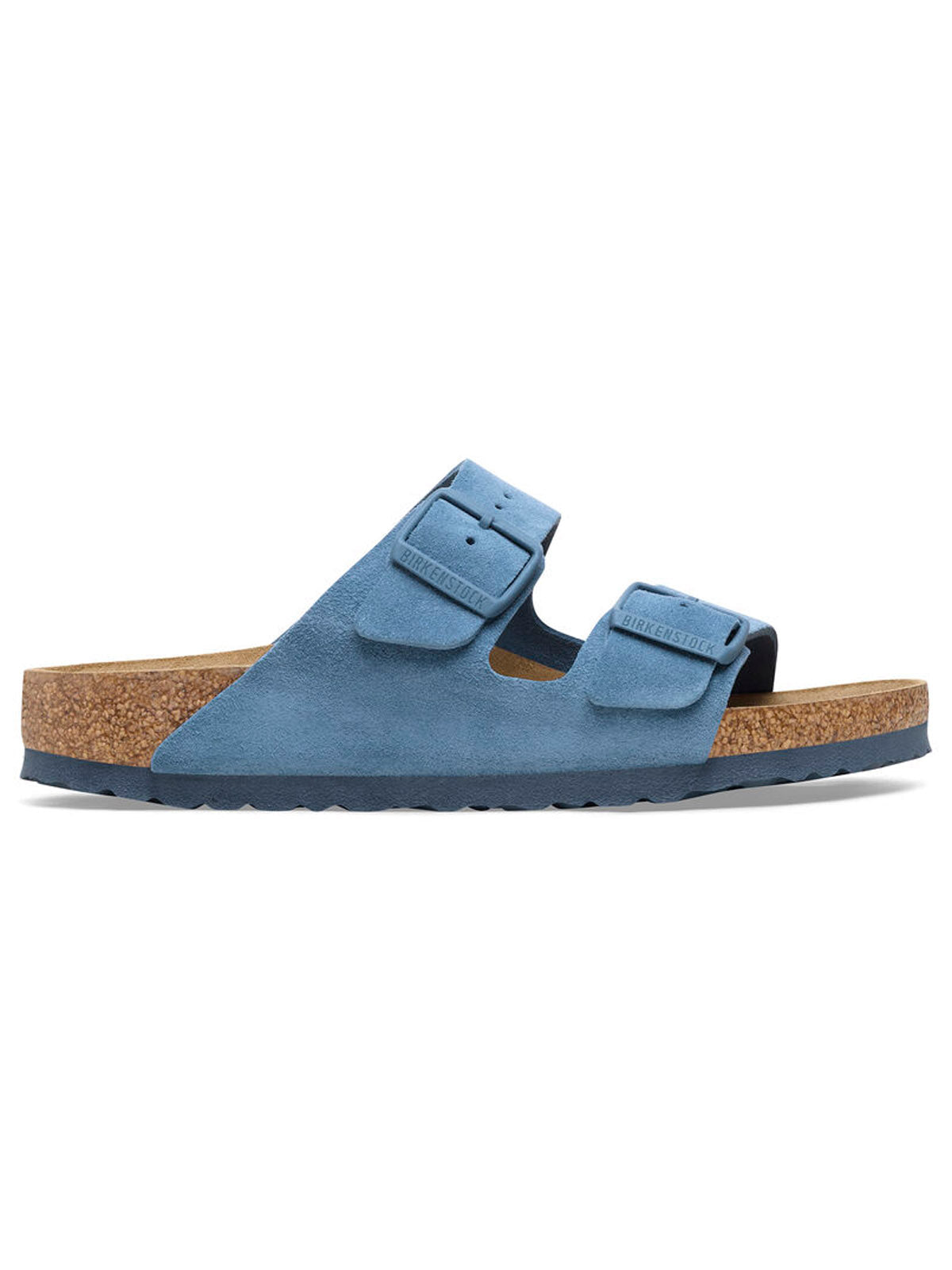 Birkenstock Arizona Suede Leather Elemental Blue Narrow Fit