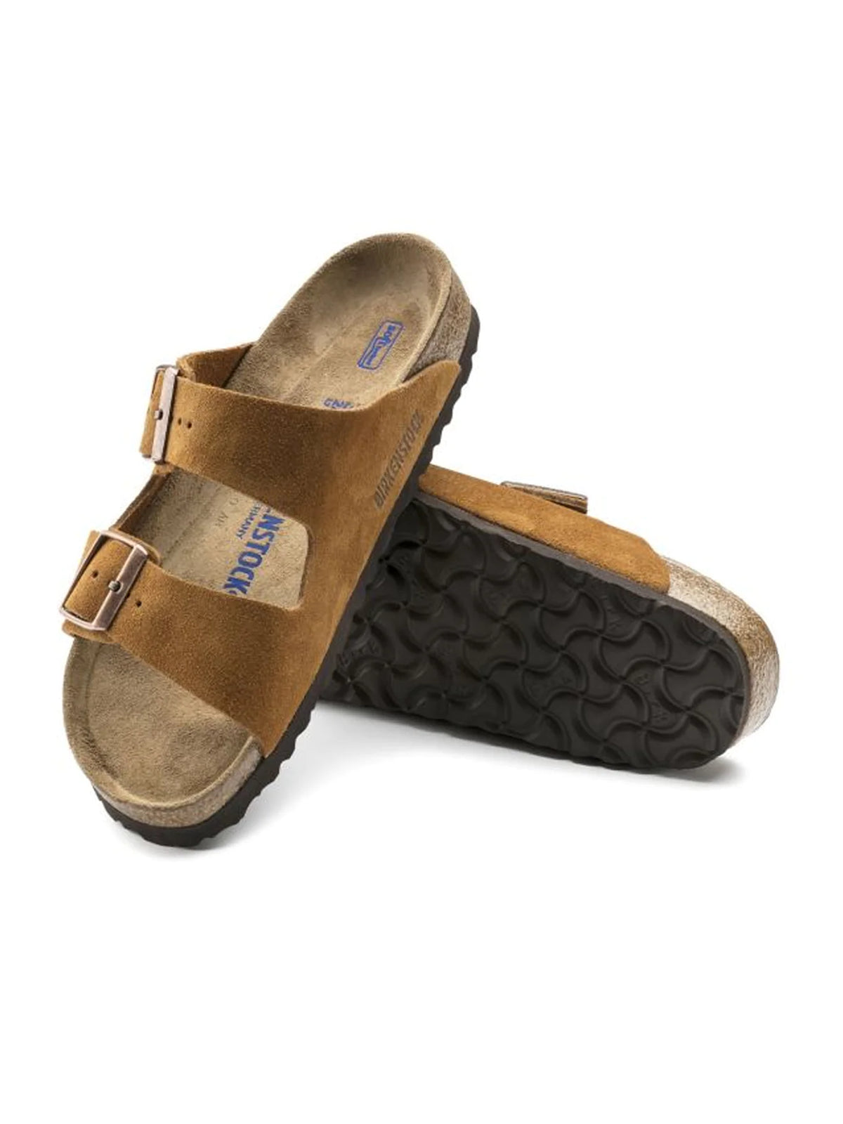 Birkenstock Arizona Suede Leather Mink Narrow Fit
