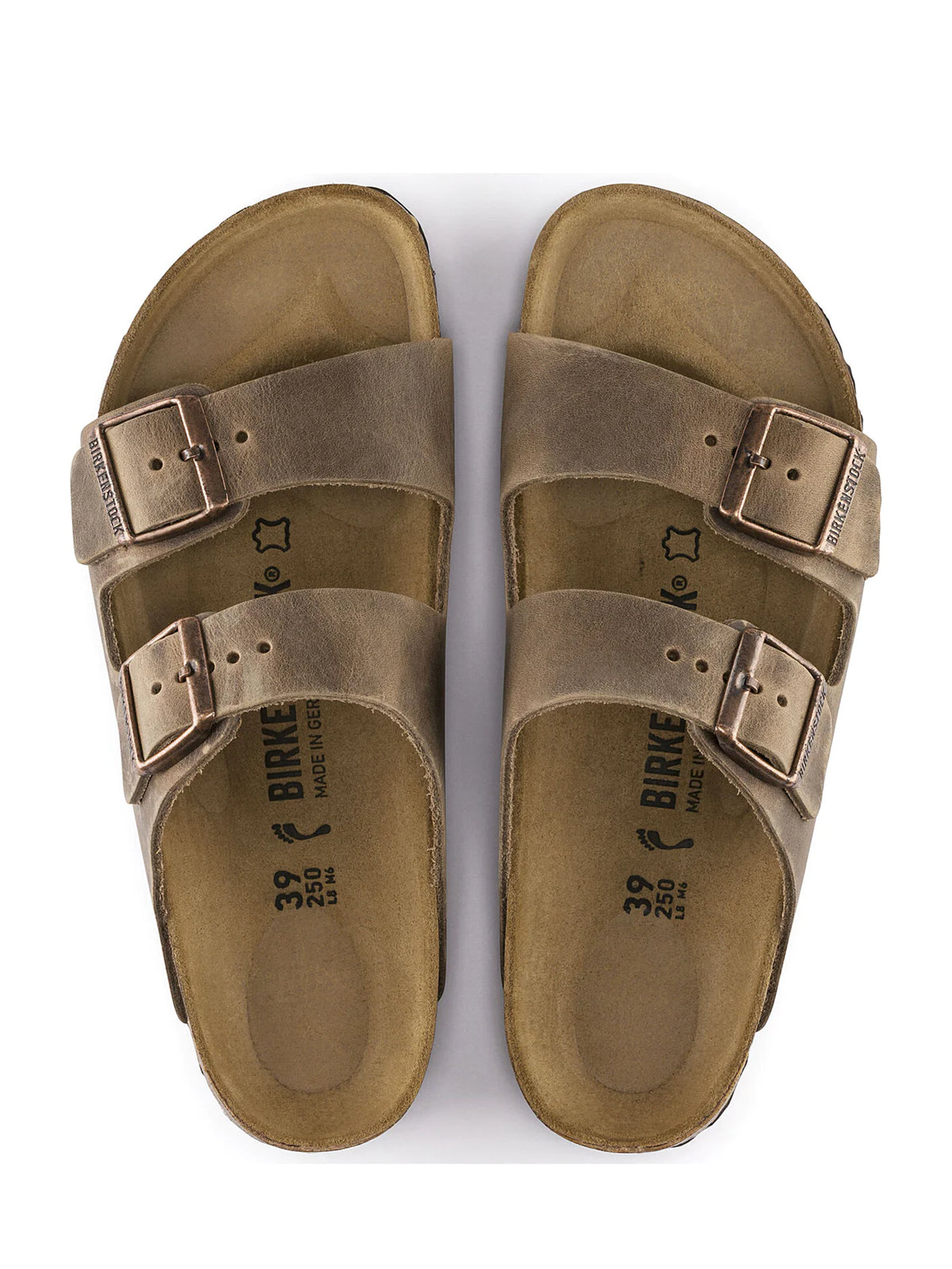 Birkenstock Arizona Tabacco Brown Fat Leather