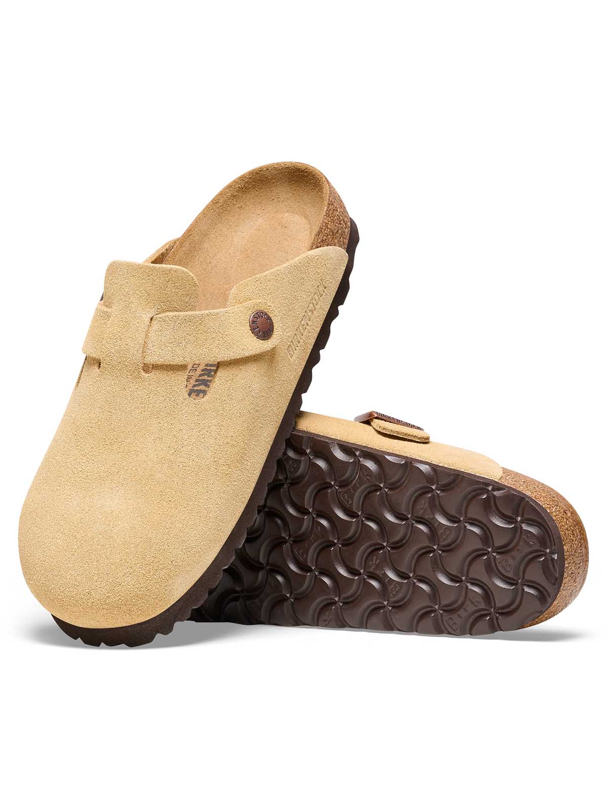 Birkenstock Boston Leve VL Latte Cream Narrow Fit