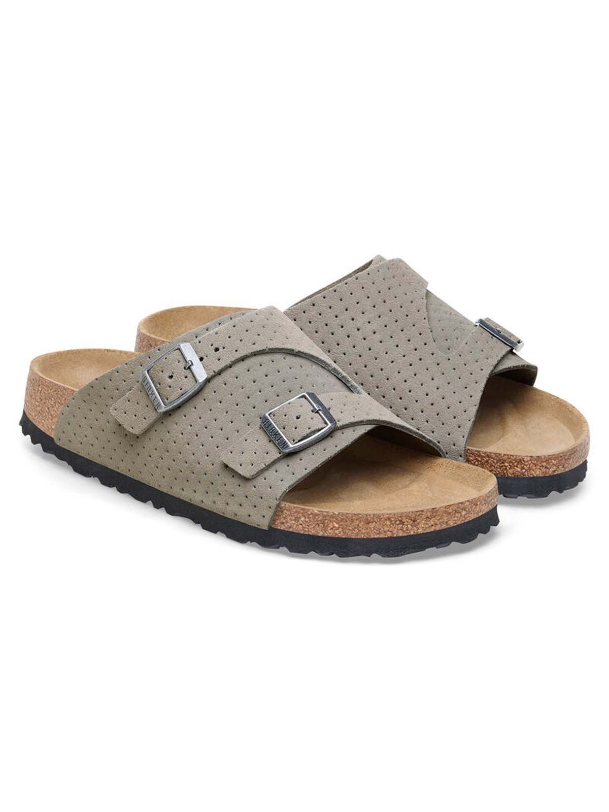 Birkenstock Zürich Leve Dotted Stone Coin Narrow Fit