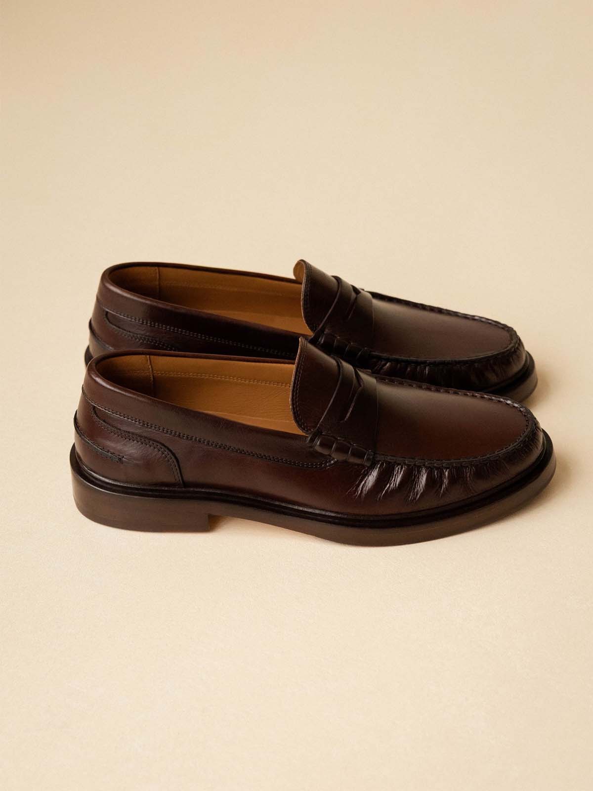Bobbies Allan Loafer Bison / Pull-Up Leather