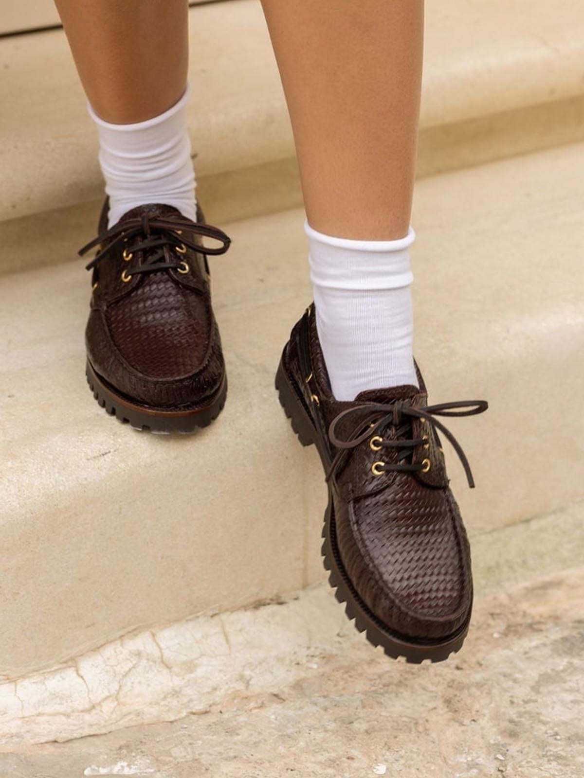 Bobbies Betlem Boat Shoes Irish Coffee / Leather