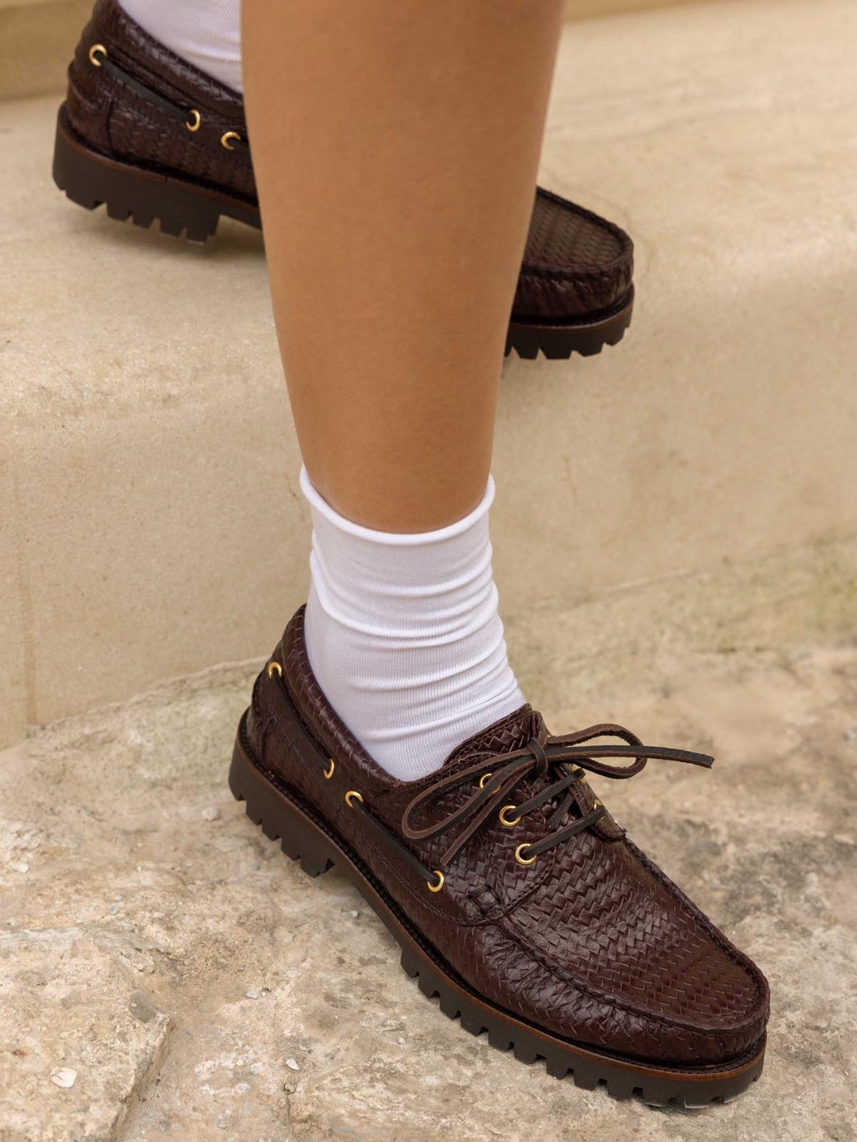 Bobbies Betlem Boat Shoes Irish Coffee / Leather
