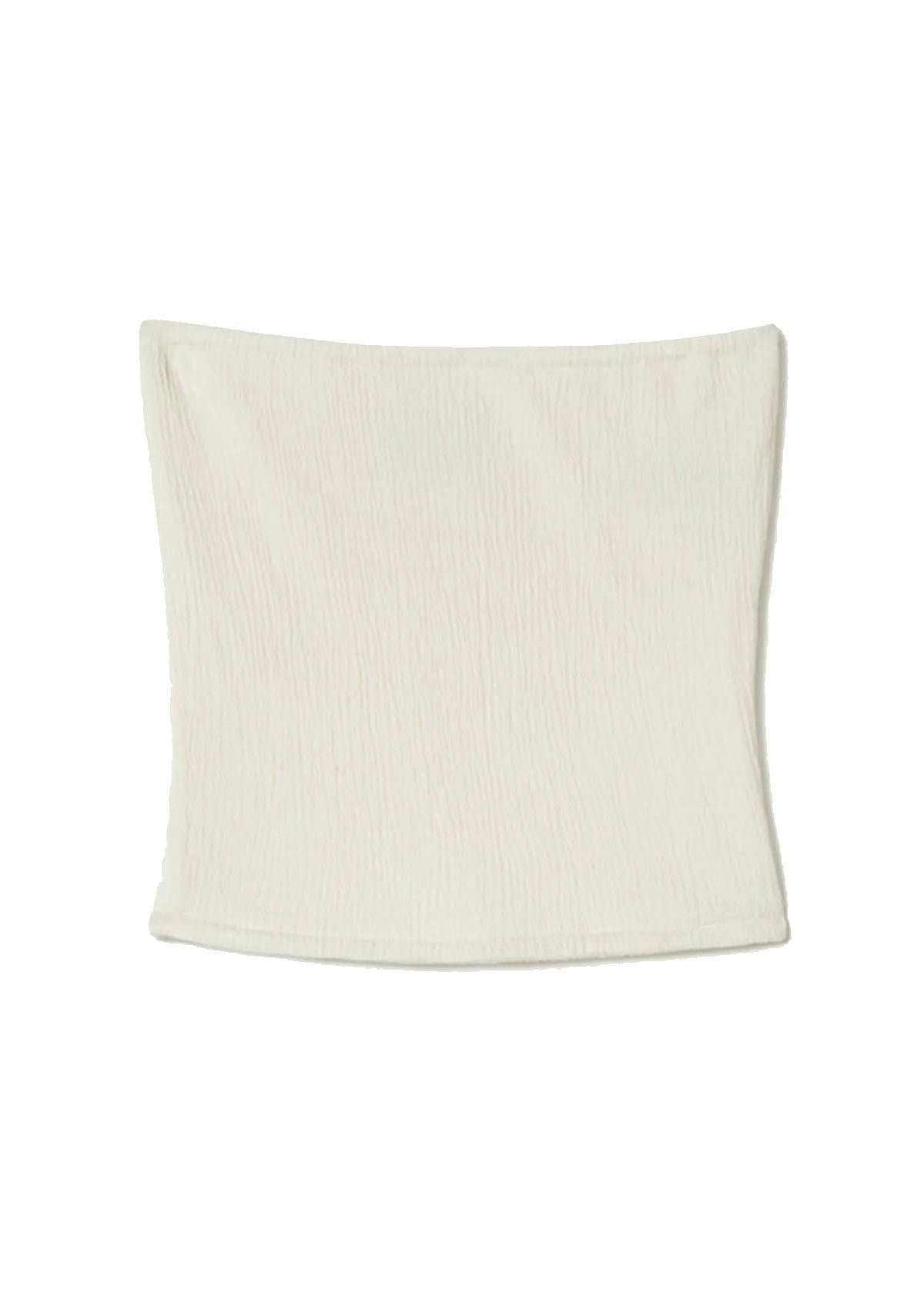 Brixton W's Crinkle Tube Top Tangerine Offwhite