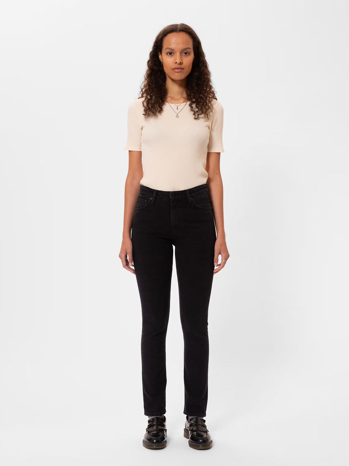 Nudie Jeans Co W's Mellow Mae So Black L28