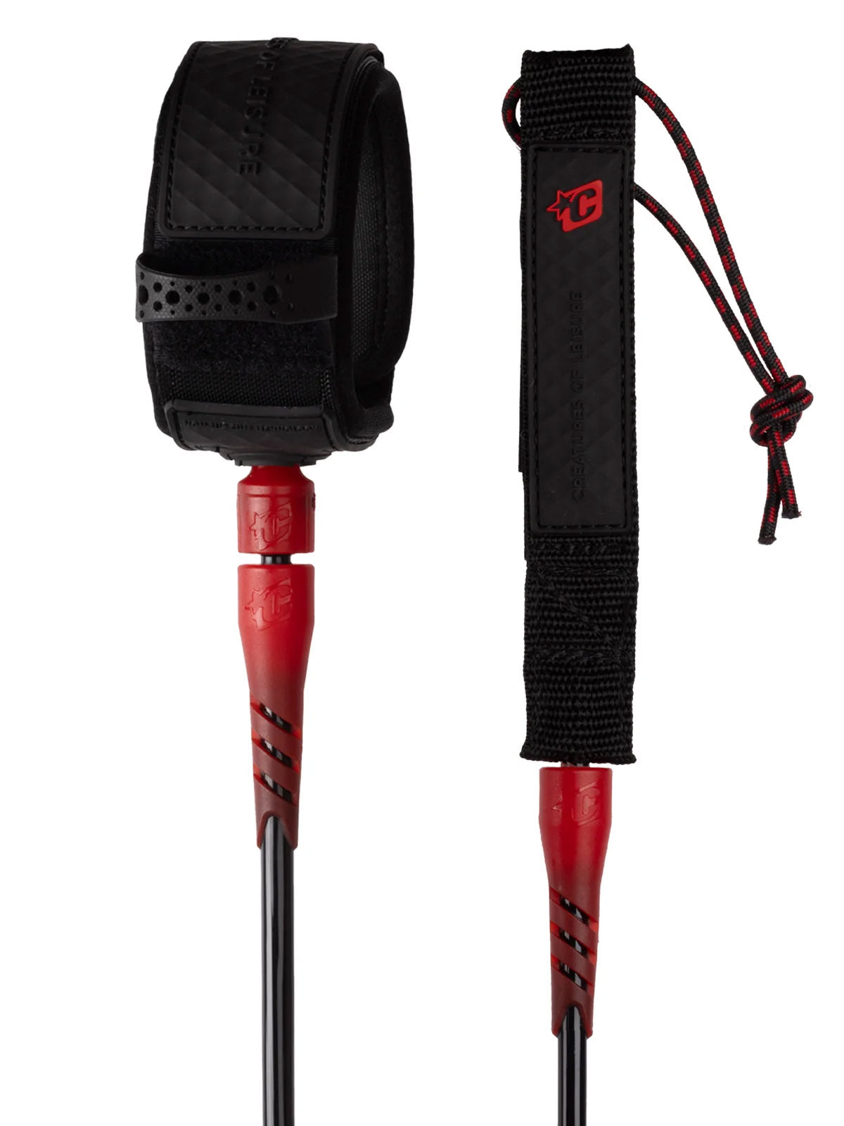 Creatures Of Leisure Leash Pro 6 Black Fluro Red