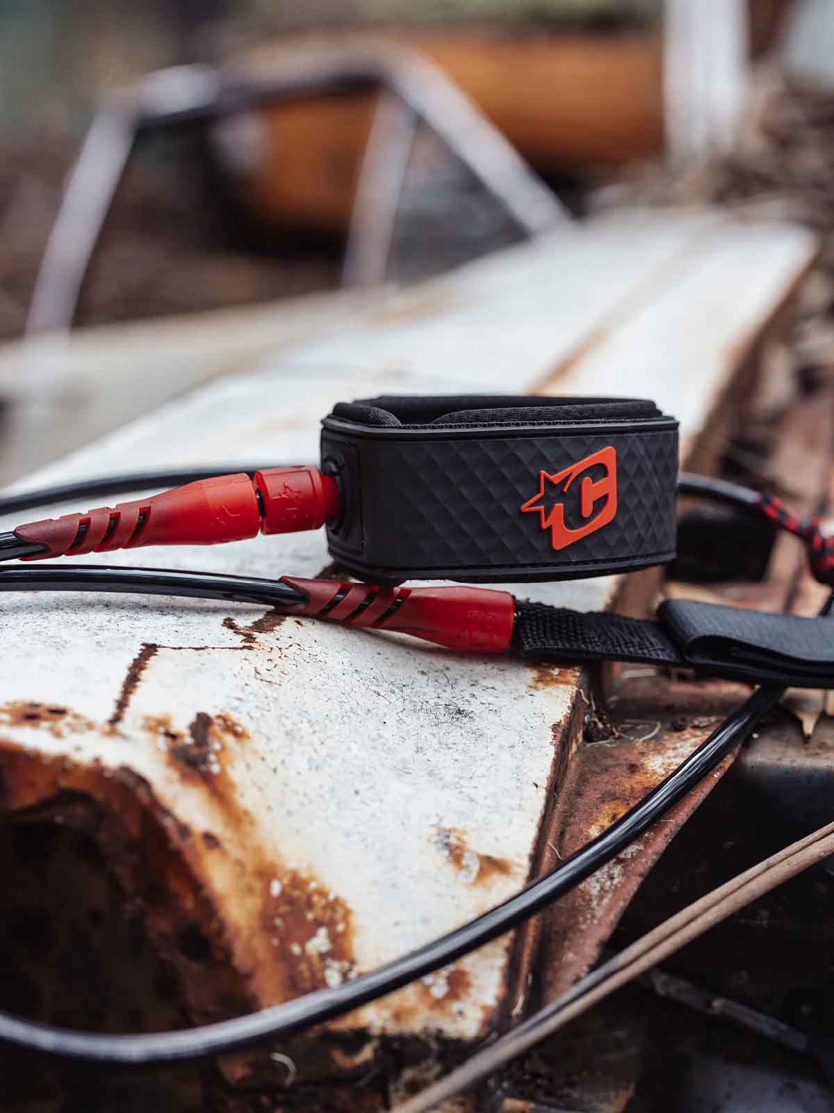 Creatures Of Leisure Leash Pro 6 Black Fluro Red