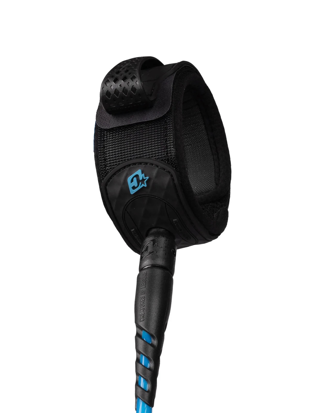 Creatures Of Leisure Leash Reliance 2.0 Standard Duty 6 Cyan Twist Black