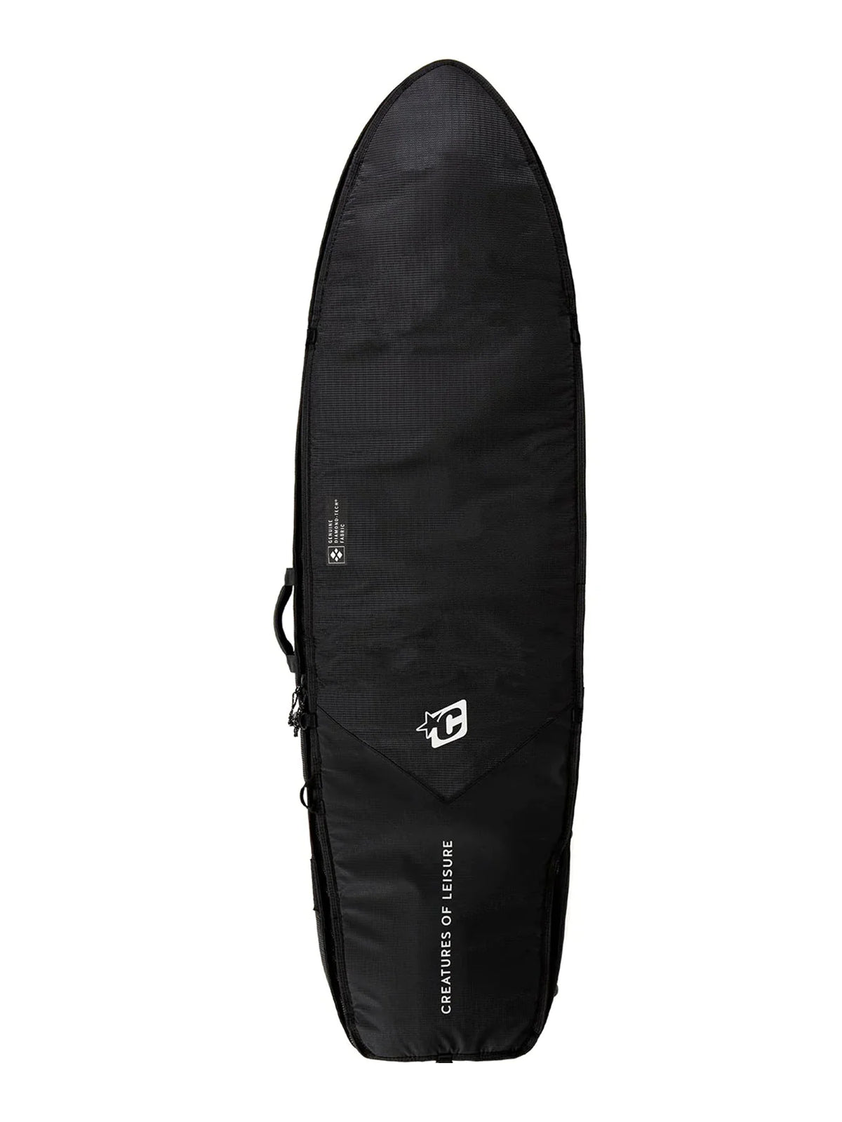 Creatures Of Leisure Fish Tripple DT2.0 Boardbag Black Silver 6'7''