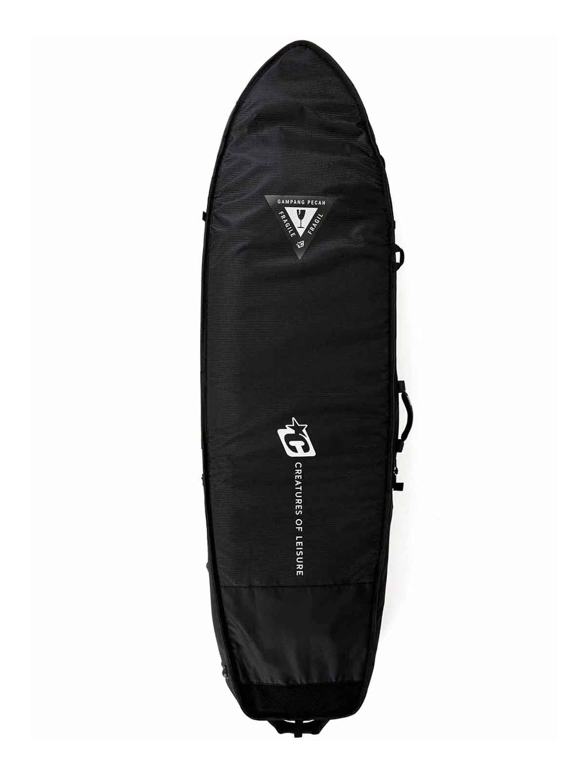 Creatures Of Leisure Fish Tripple DT2.0 Boardbag Black Silver 6'7''