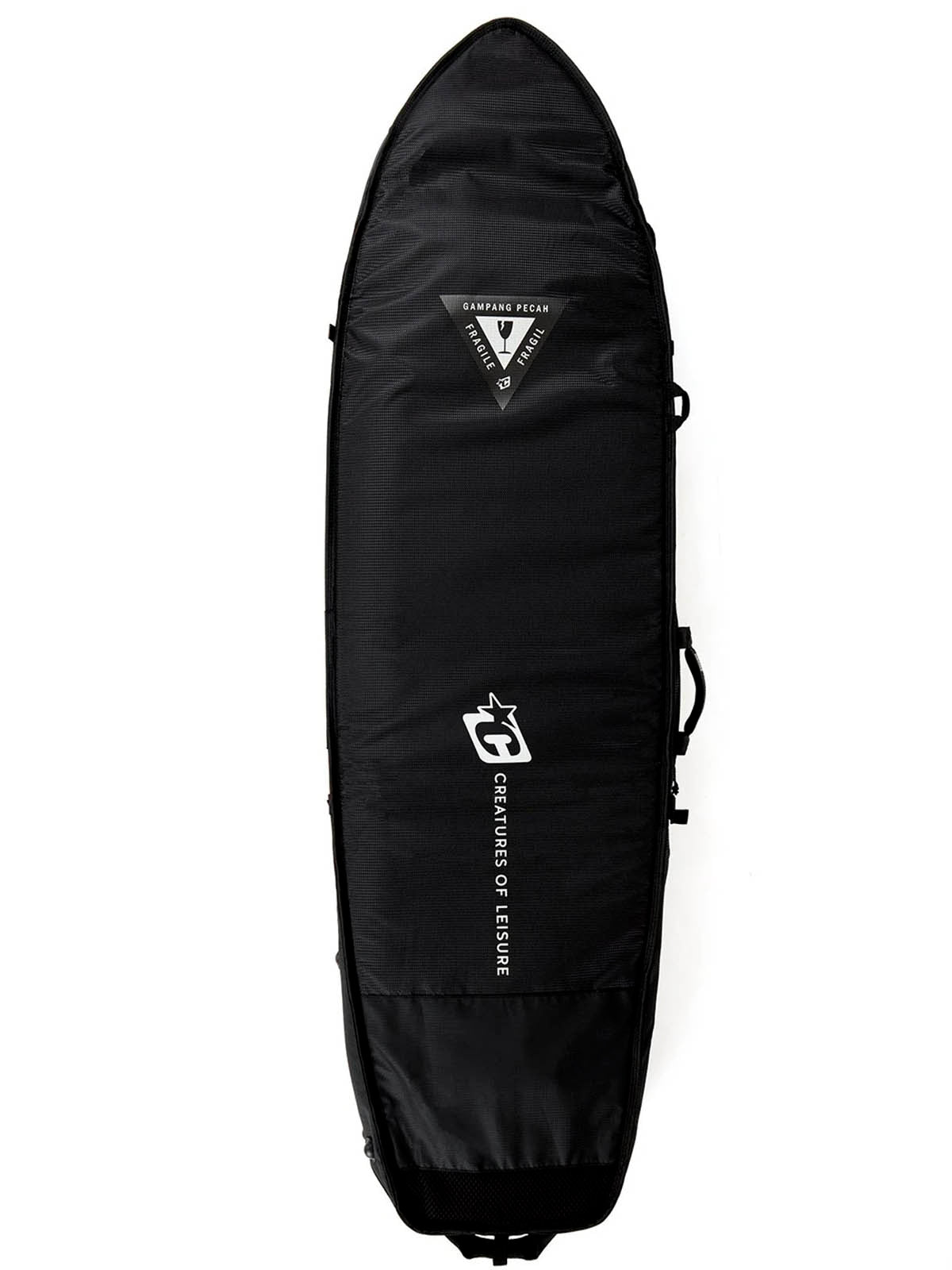 Creatures Of Leisure Fish Double DT2.0 Boardbag Black Silver 6'3