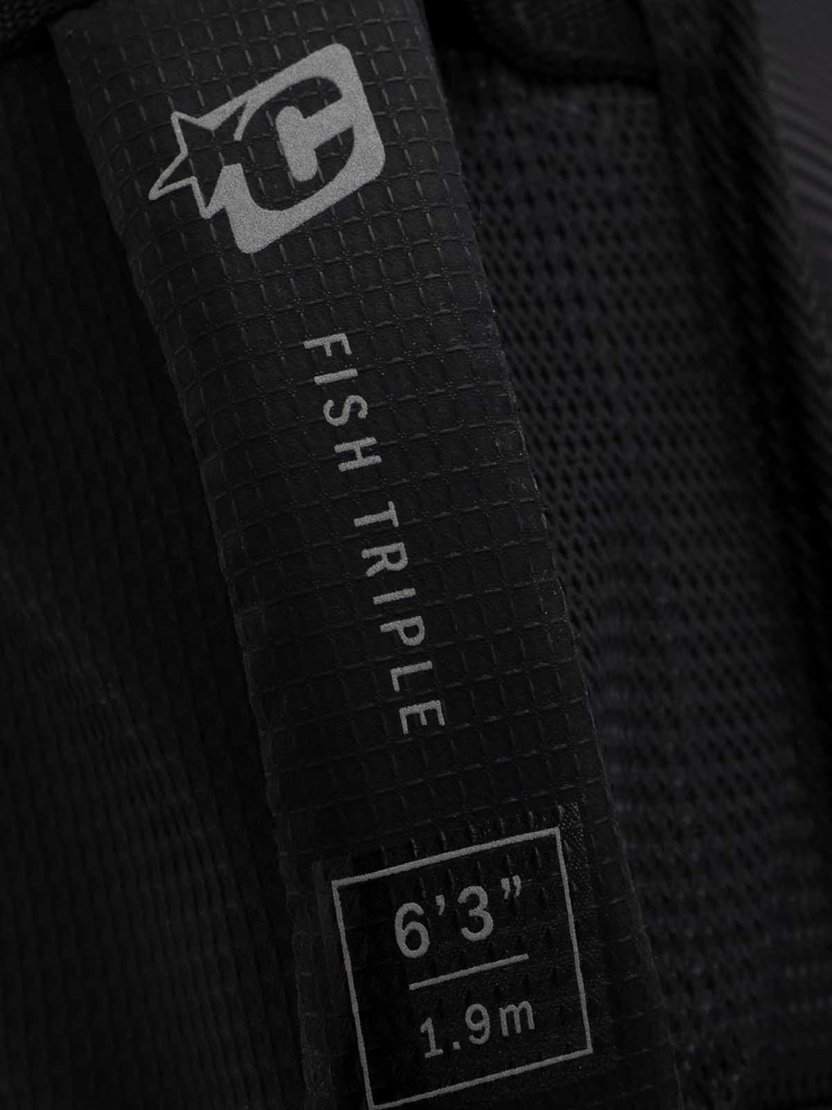 Creatures Of Leisure Fish Double DT2.0 Boardbag Black Silver 6'3