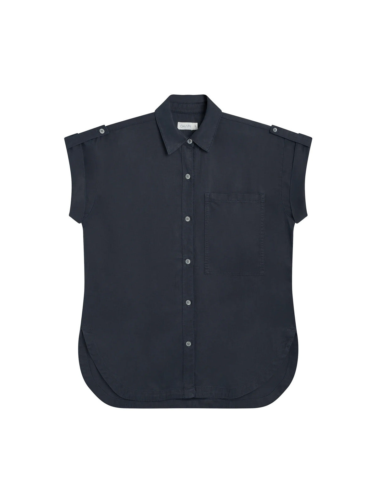 DAWN Air Oversize Shirt Tencel Dark Navy