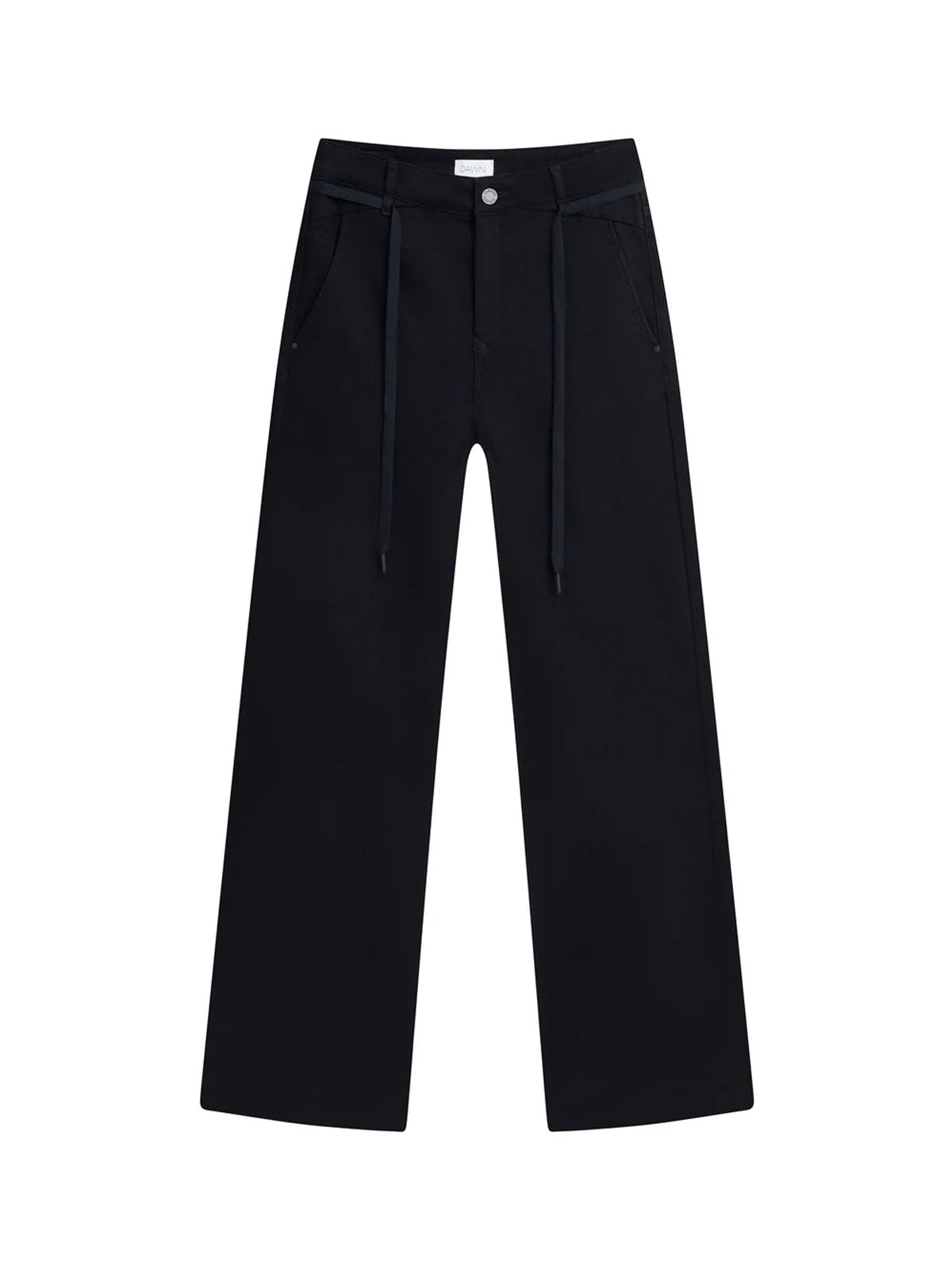 DAWN DEW Flared Stay Black Denim L30