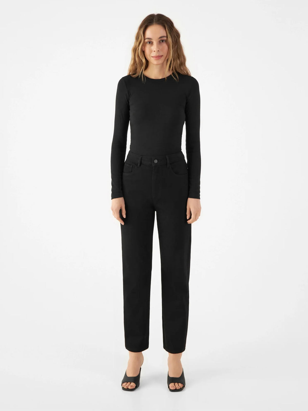 DAWN Stardust O-Shape Soft Denim Jeans Stay Black L28