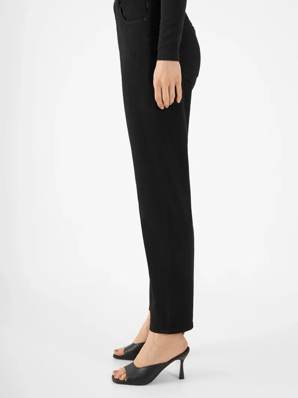 DAWN Stardust O-Shape Soft Denim Jeans Stay Black L28