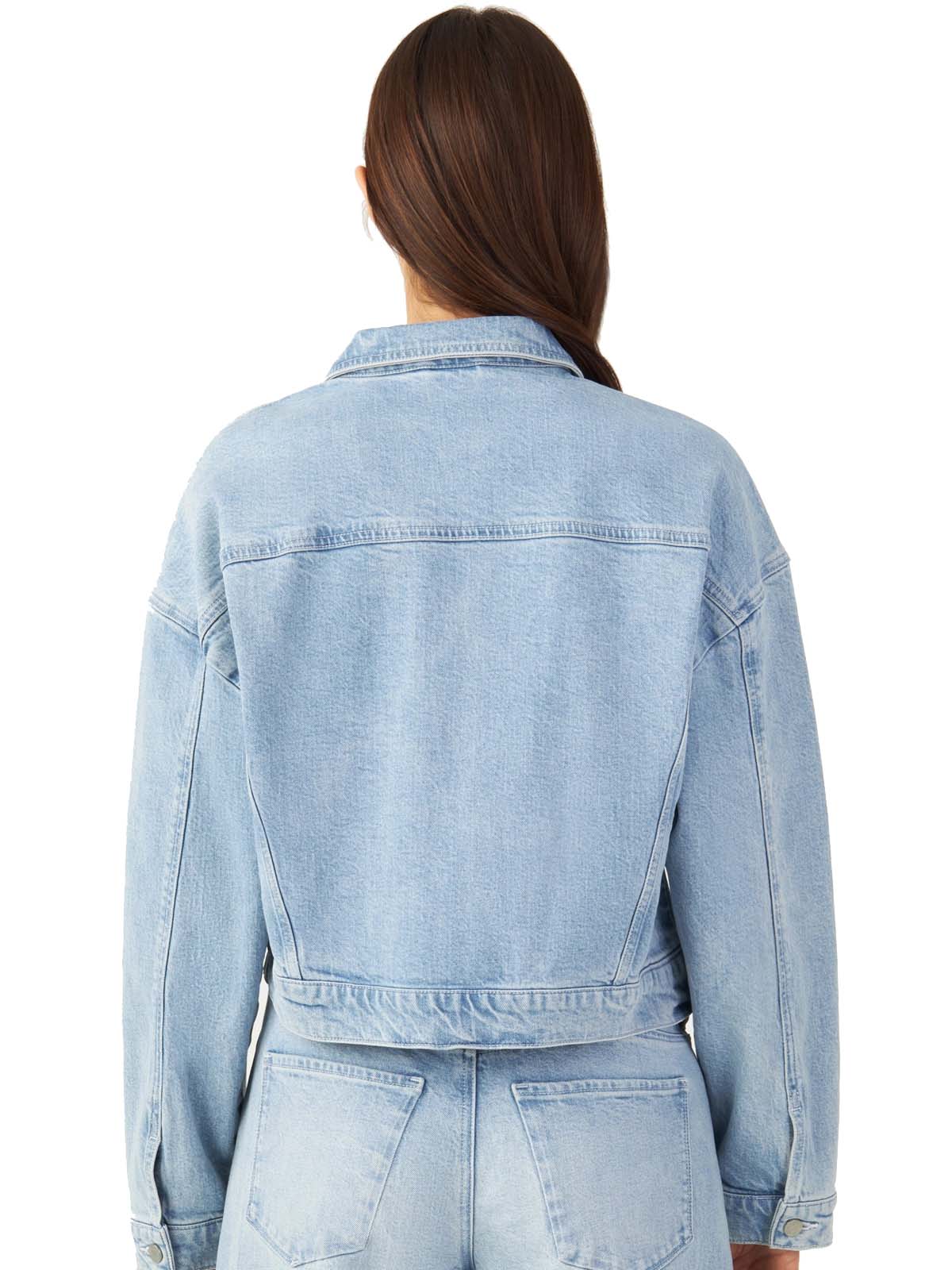 DAWN Amara Minimal Stretch Boxy Jacket Bright Blue