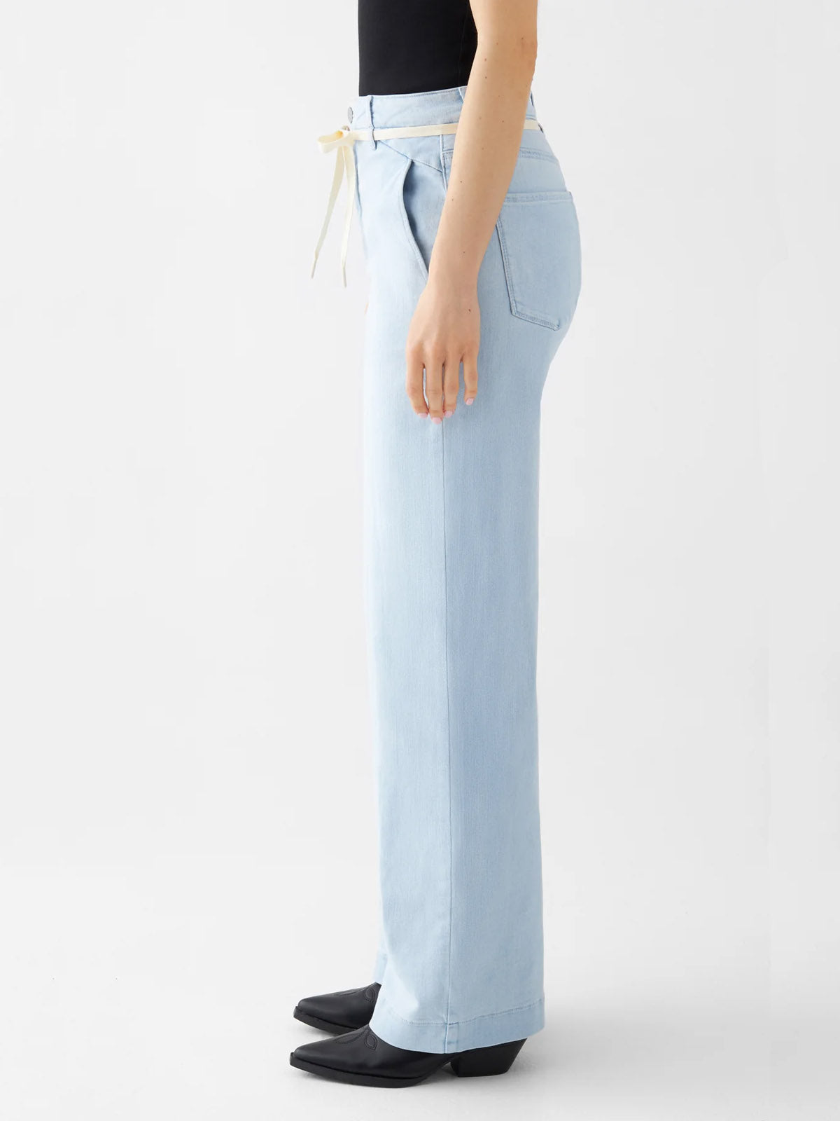 DAWN Dew Flared Soft Denim Bright Blue L32