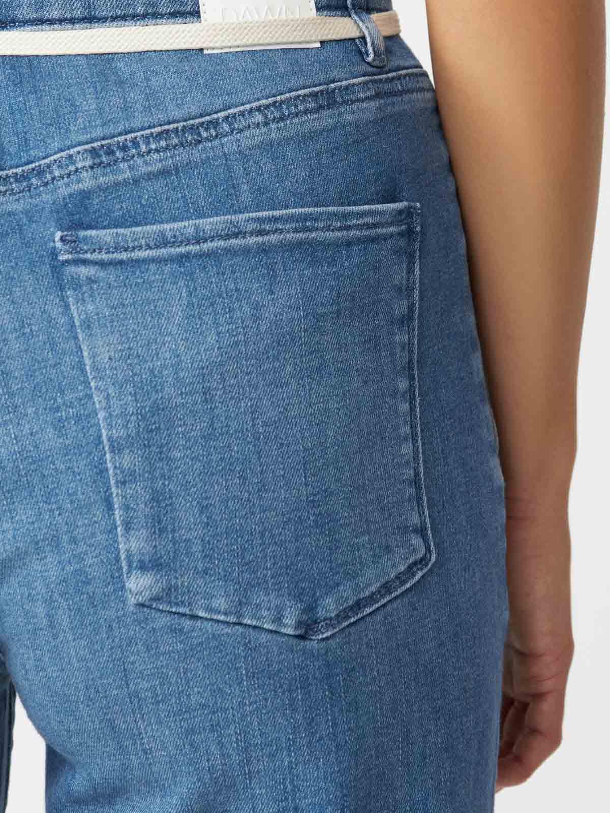 DAWN Dew Flared Soft Denim Medium Blue L28