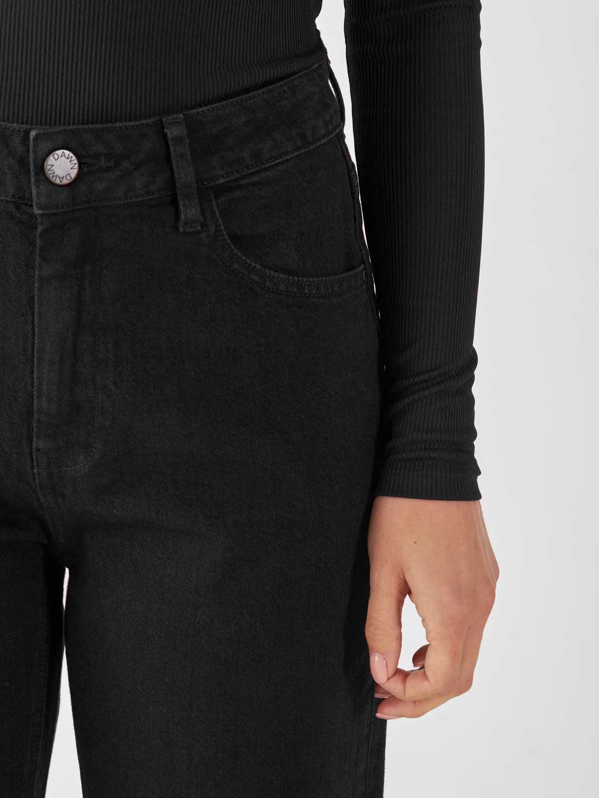 DAWN Morning Regular Straight Low Stretch Jeans Black L30