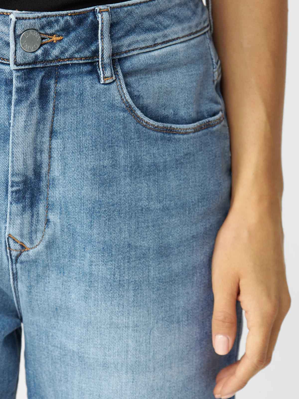 DAWN Stardust O-Shape Soft Denim Jeans Light Blue L28