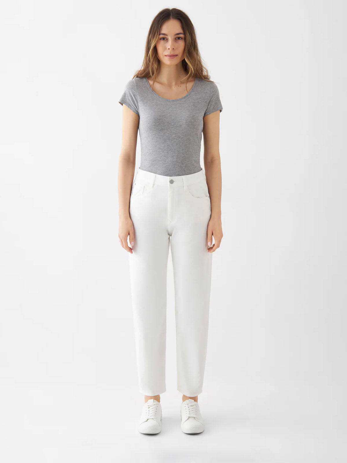 DAWN Stardust O-Shape Soft Denim Jeans White Denim L28