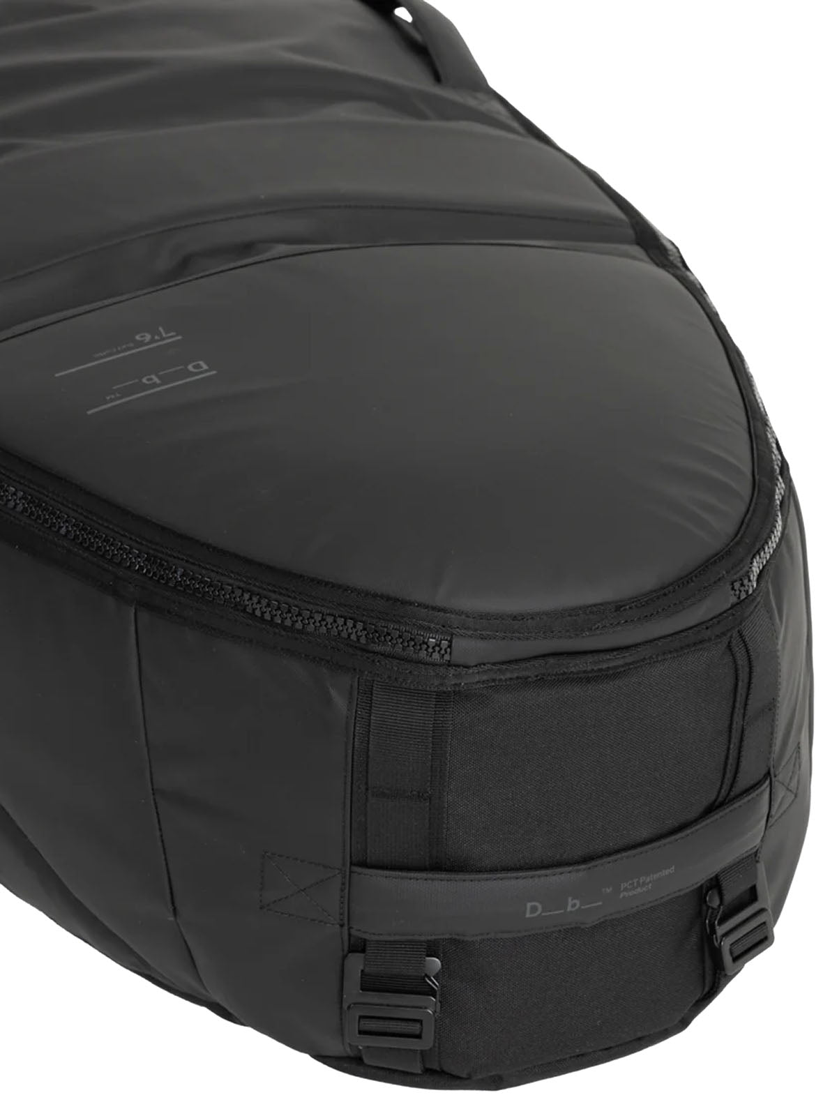 Db Surf Pro Coffin 7'6 3-4 Boards Mid Black Out