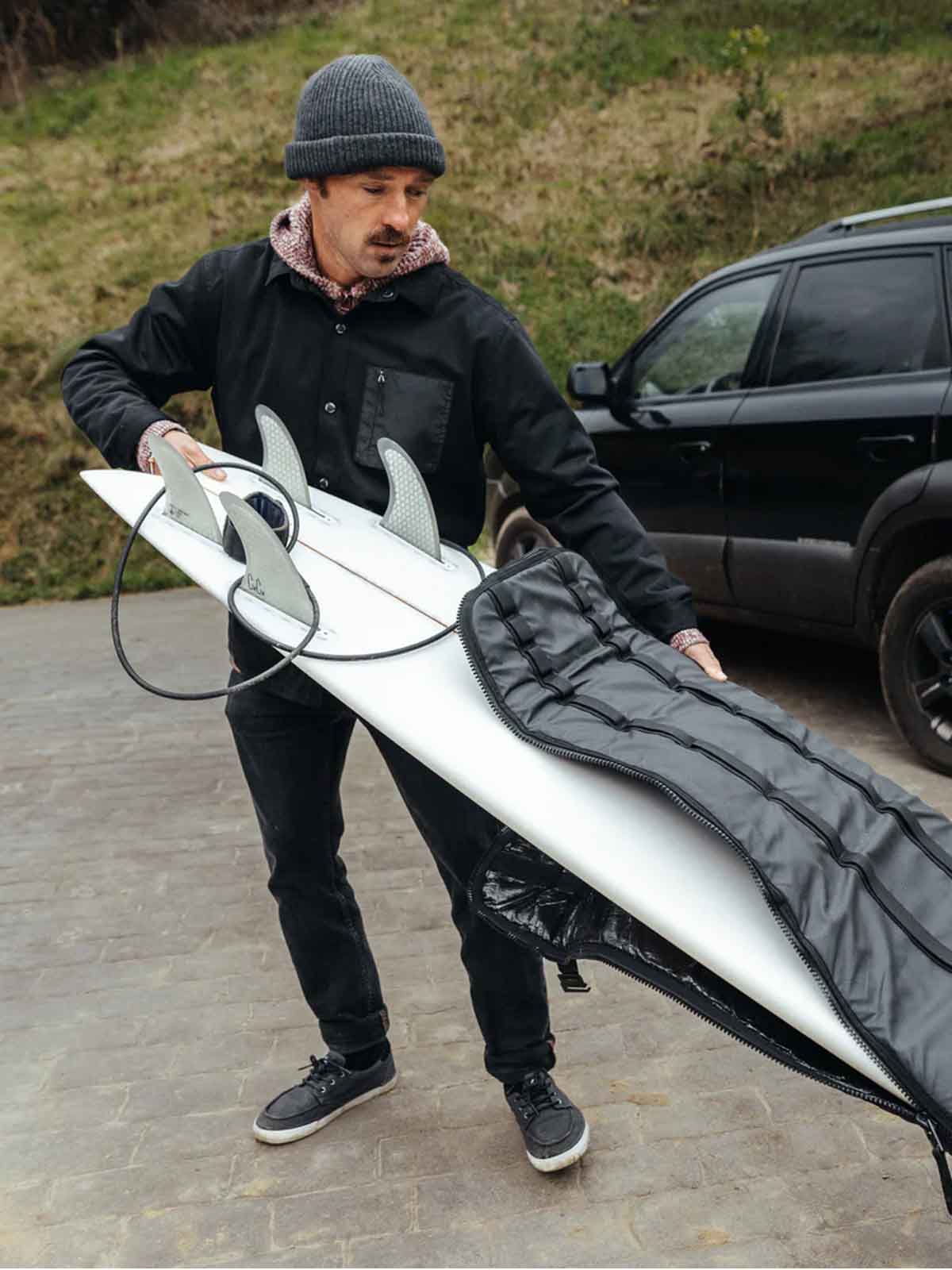 Db Surf Bag Single Board Mid-Length 6'5 - 7'6 Black Out