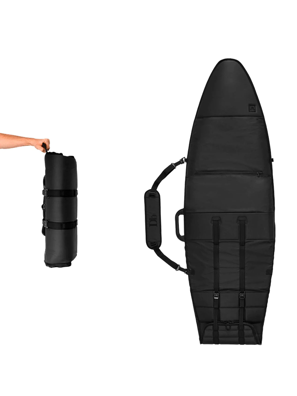 Db The Shelter Single Surfbag 5'3 - 6'4 Black Out