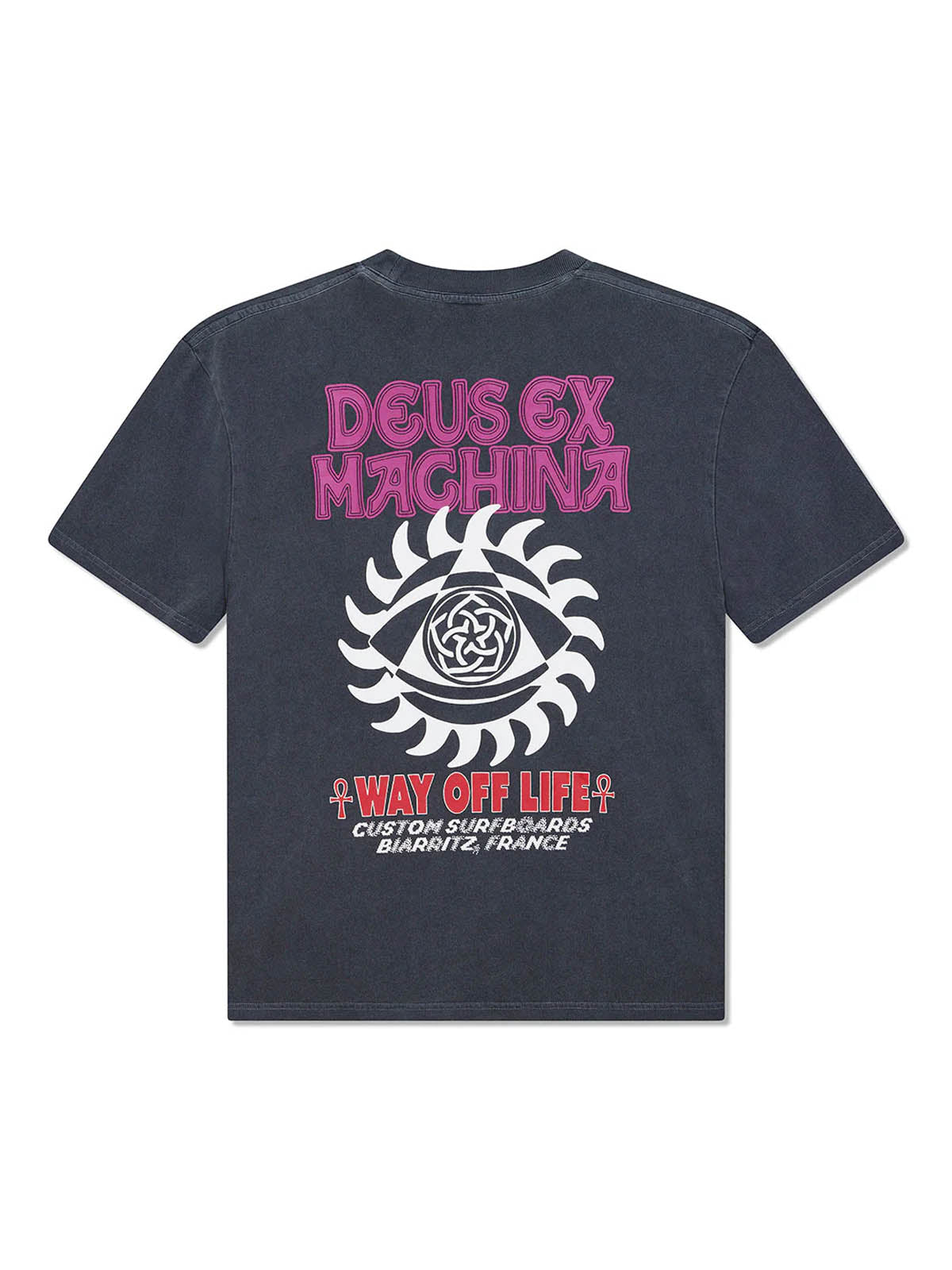 Deus Ex Machina Crank Tee Anthracite