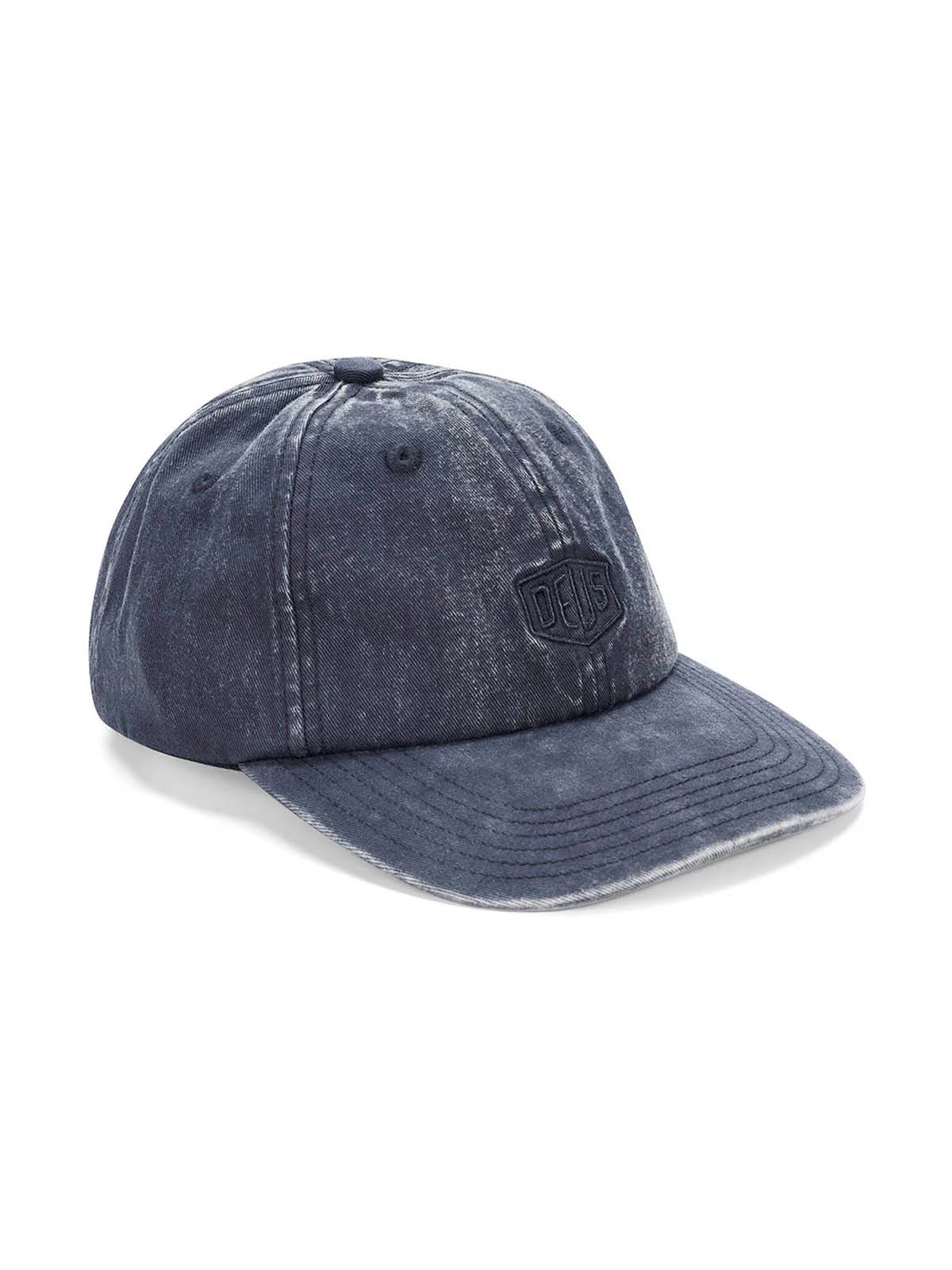 Deus Ex Machina Shield Garment Dyed Dad Cap Black