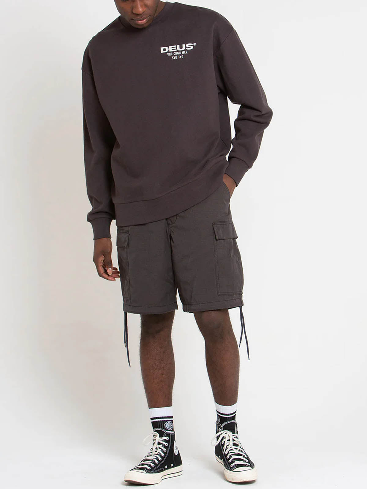 Deus Ex Machina Big Time Crew Anthracite