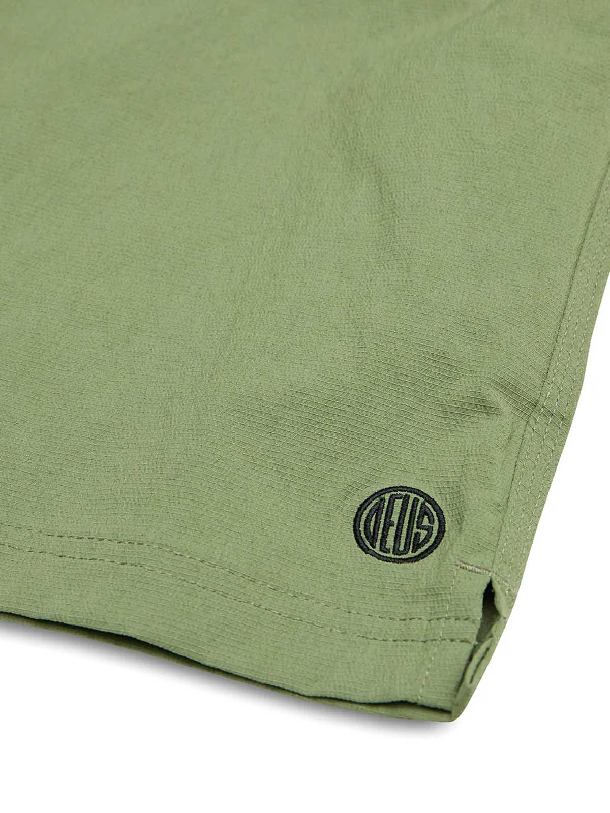 Deus Ex Machina Cordura Glide Swim Short Mesh Oil Green