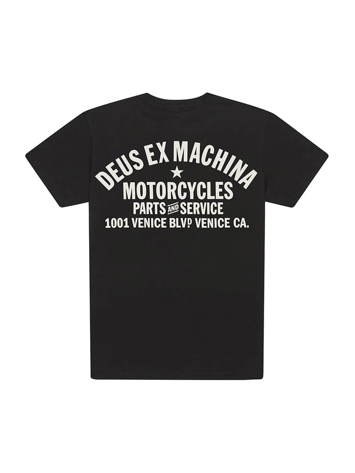 Deus Ex Machina Venice Address Shield Tee Black