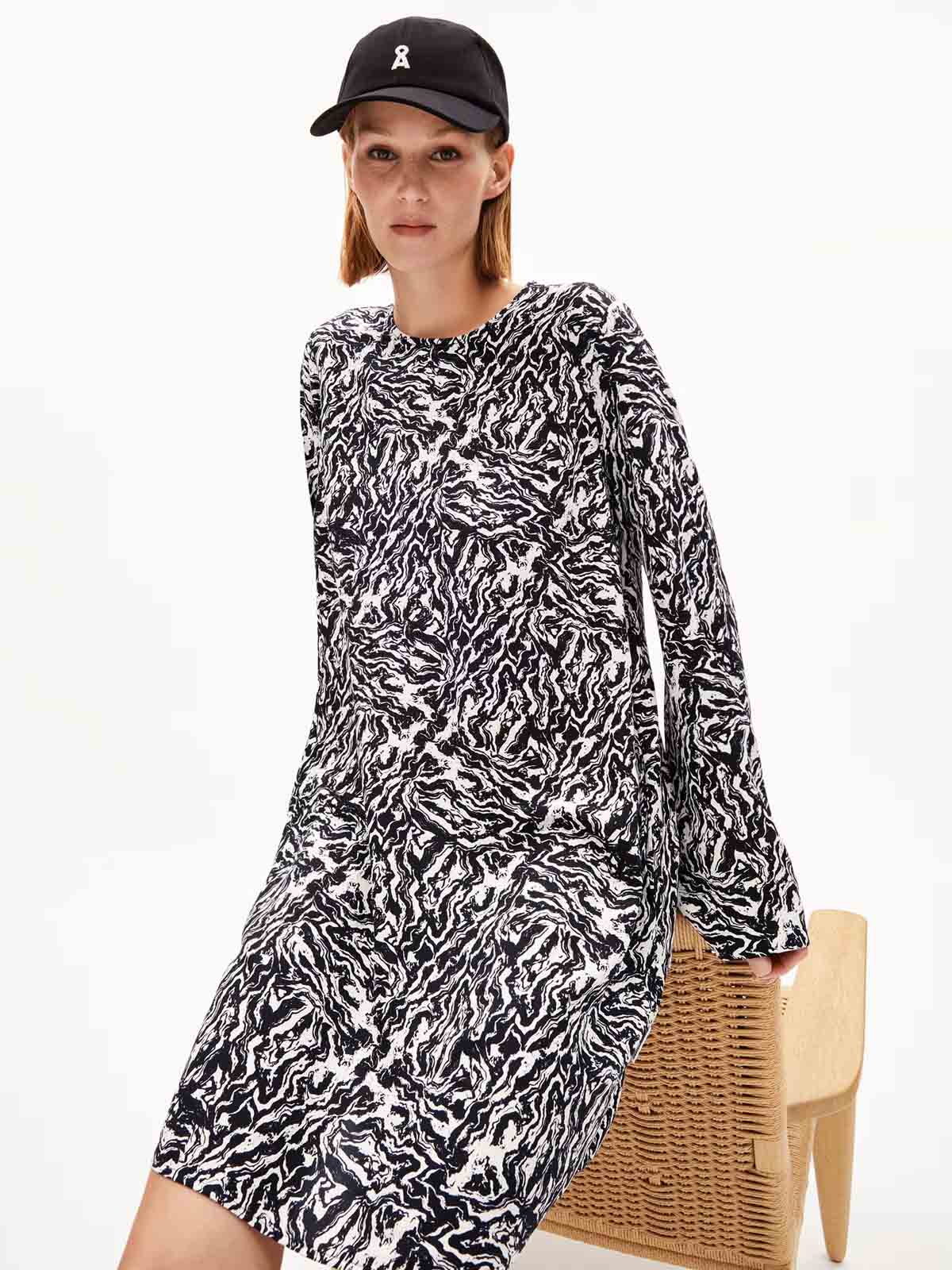 Armedangels Dress Alinunaa Stoney Oatmilk