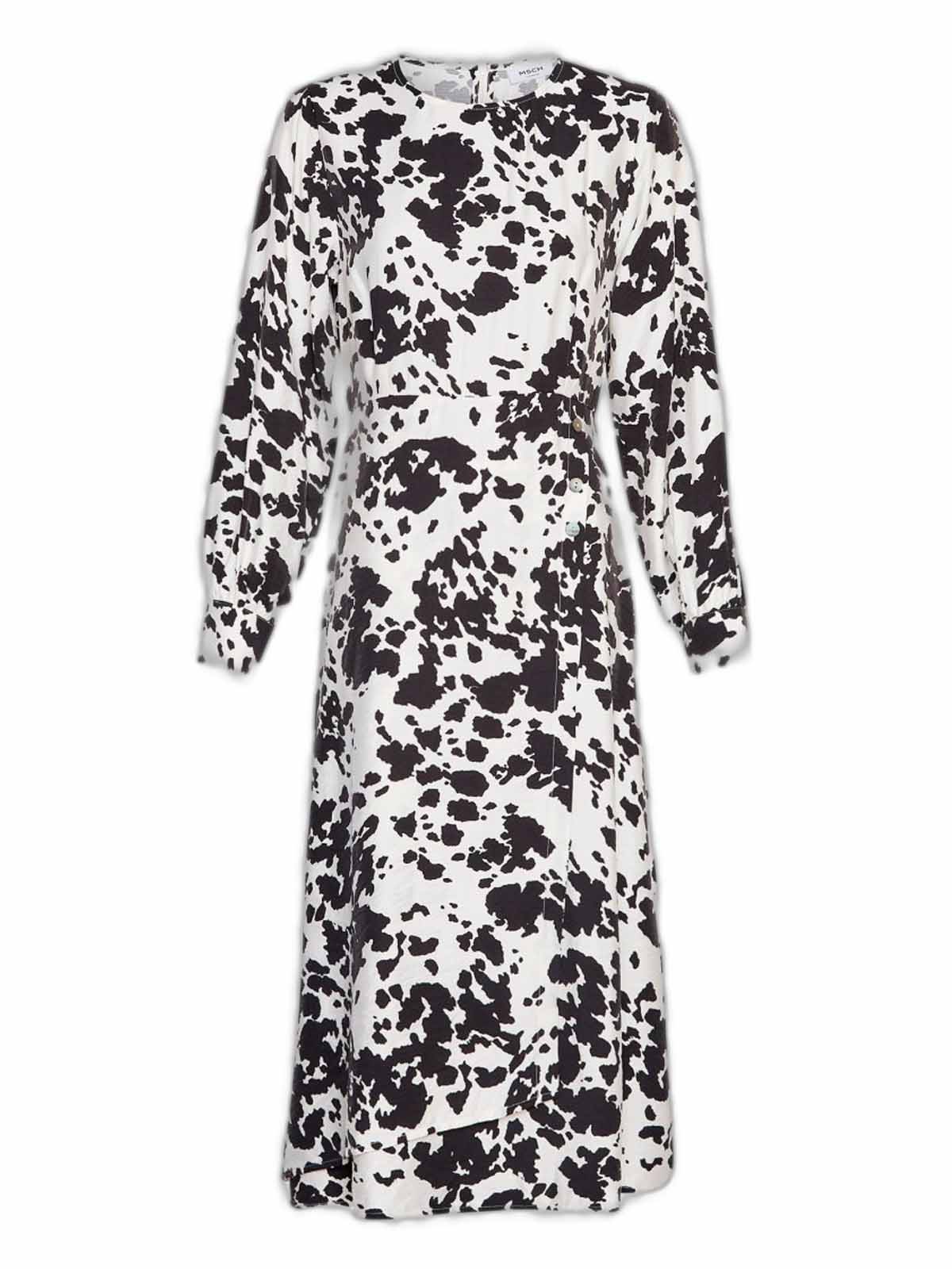 MSCH Dress Karalynn Dress Black Animal