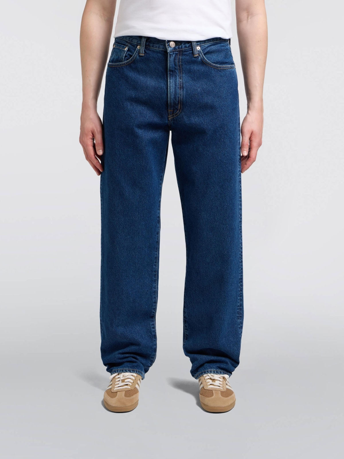 Edwin 12.5oz Kaihara Loose Fit Blue Mid Light Used L30