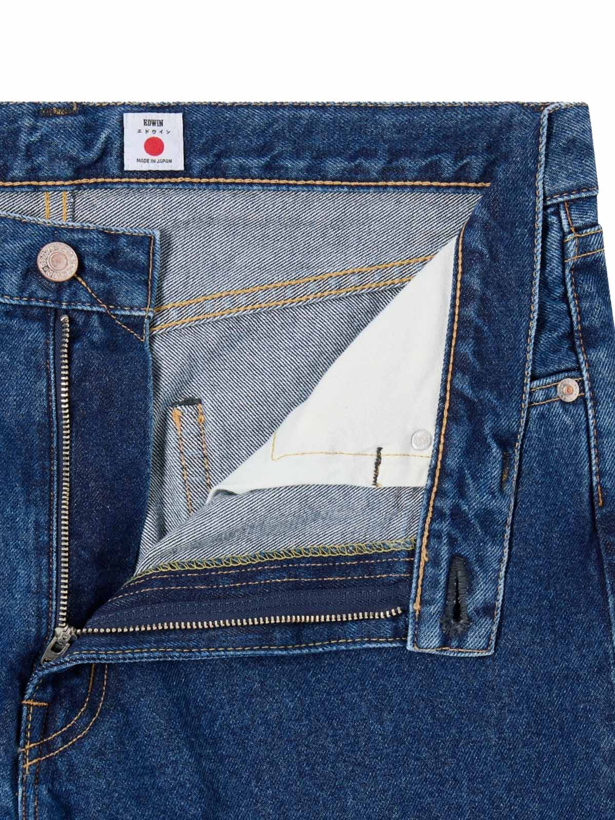 Edwin 12.5oz Kaihara Loose Fit Blue Mid Light Used L30