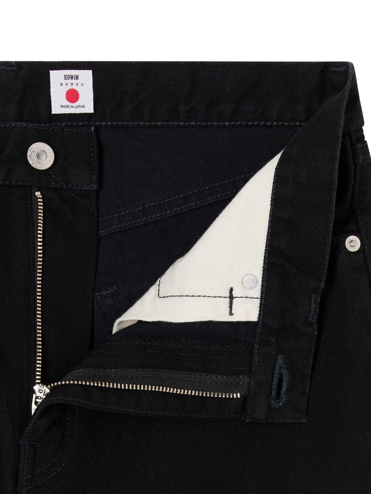 Edwin 13oz Kaihara Regular Straigth Jeans Black Unwashed L32