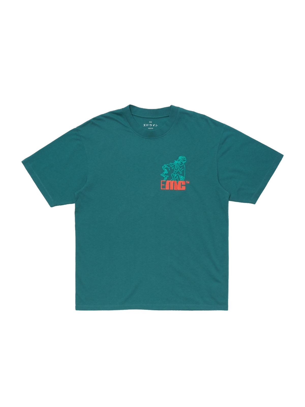 Edwin Charmer Chest T-Shirt Mediterranea