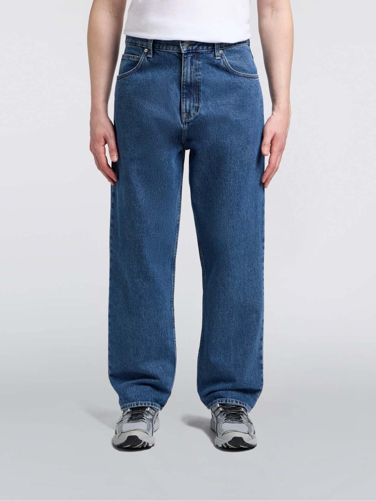 Edwin Matrix Pant Blue Mid Marble Wash L30