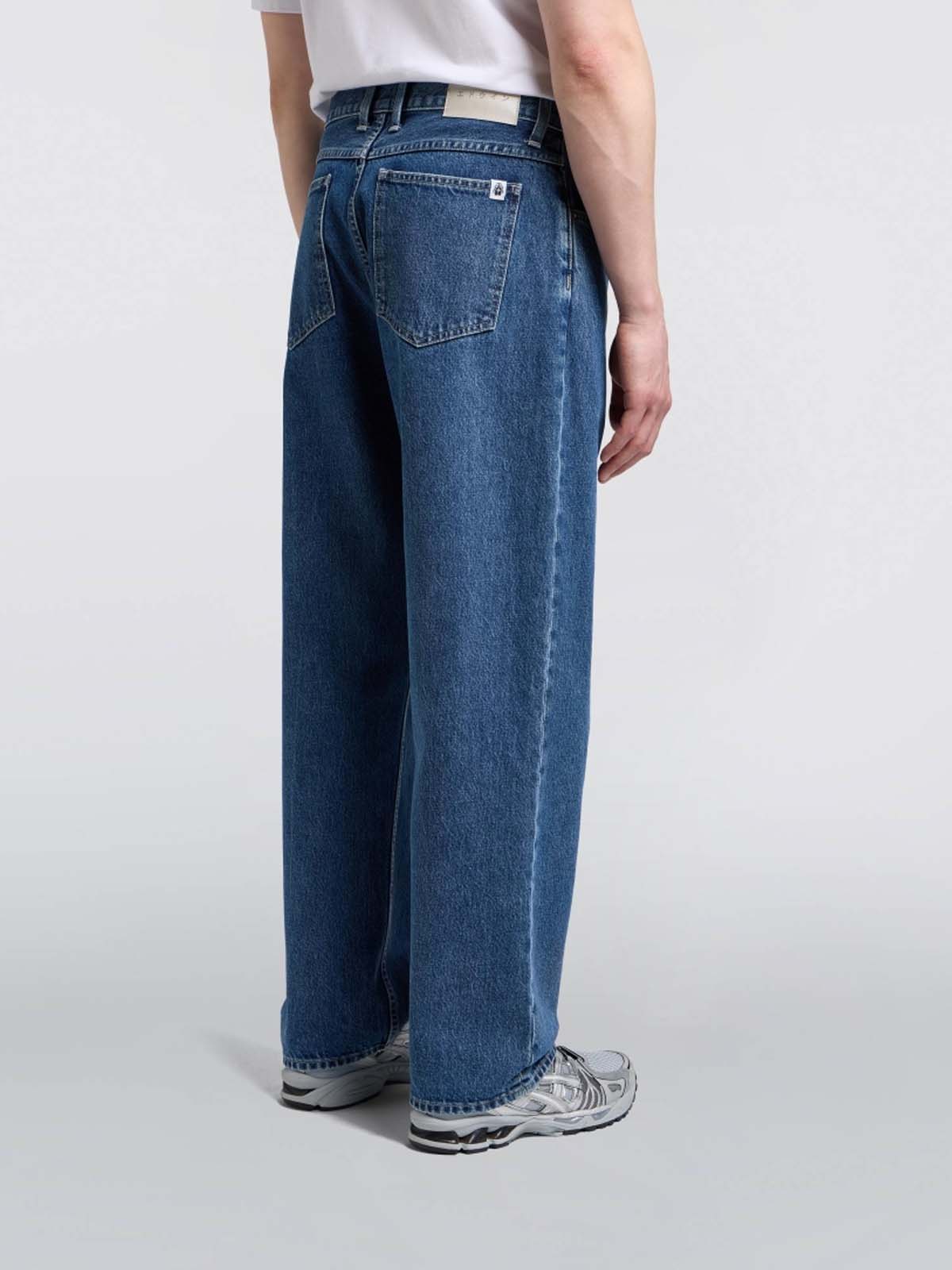 Edwin Matrix Pant Blue Mid Marble Wash L30