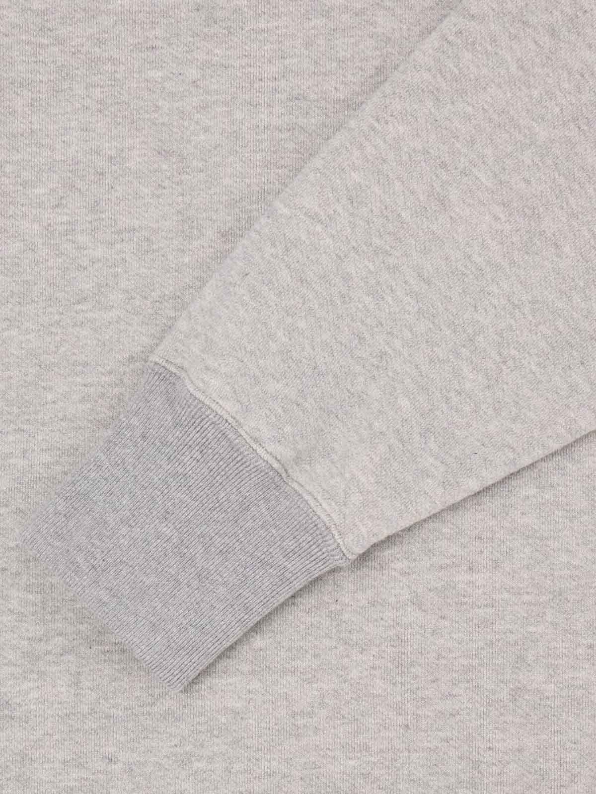 Edwin Raglan Sleeve Crew Grey Garment Washed