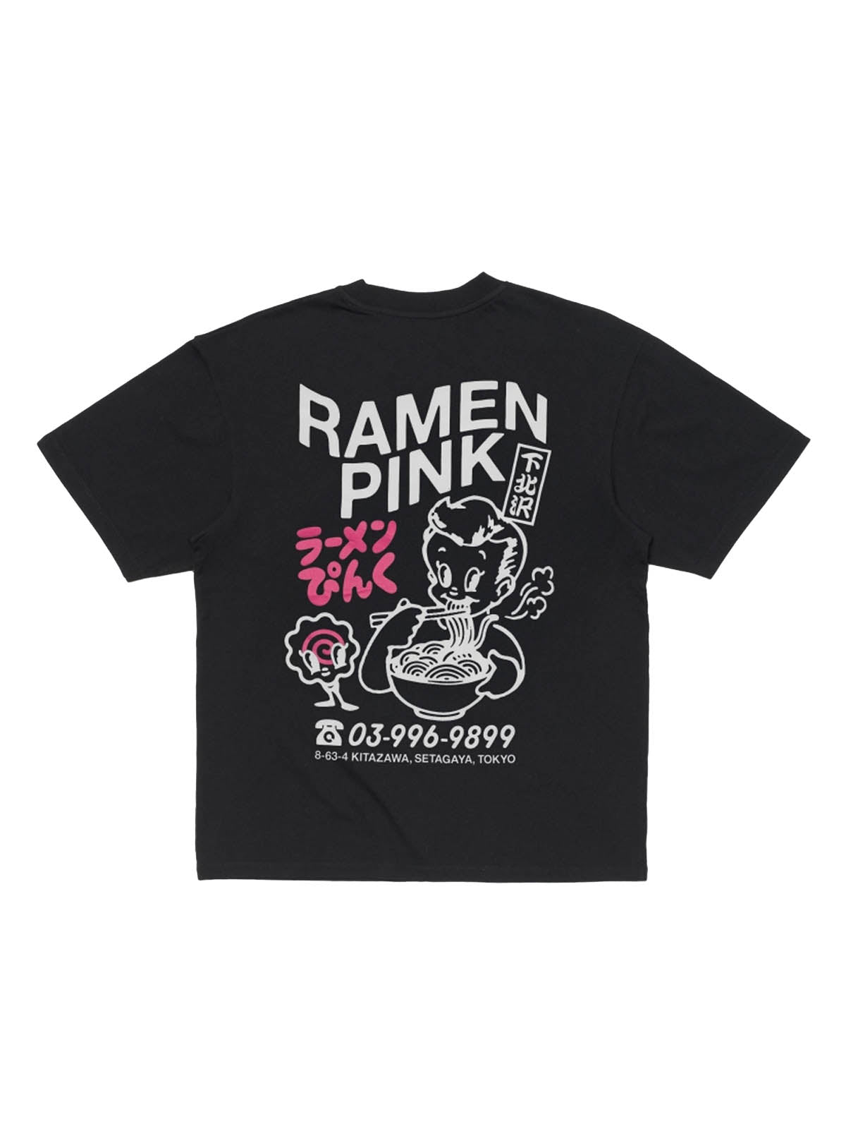 Edwin Ramen Pink T-Shirt Black