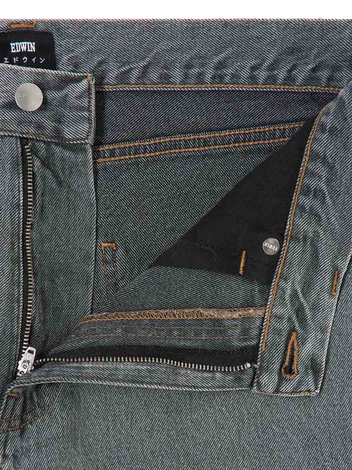 Edwin Cosmos Pant Black Heavy Bleach Wash L30