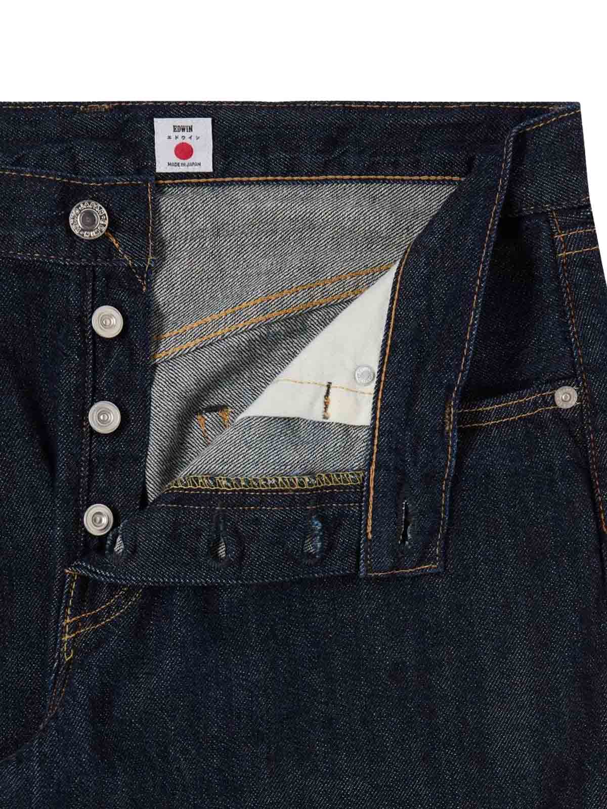 Edwin Regular Tapered Kaihara Indigo Lightweight Red Selvage Blue rinsed L32